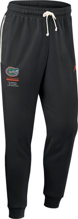 Nike Jordan Mens Florida Sideline Standard Issue Jordan Brand Dri-FIT College Taper Pants in Black | 0JB000AUFN-WL2