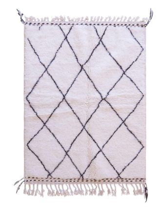 AFK Living Alfombra bereber artesanal Marruecos lana 133 x 181 cm