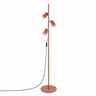 Sollux Lighting L&aacute;mpara de pie ocre rojo aluminio alt. 155 cm