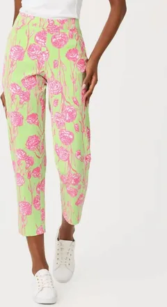 Lilly Pulitzer Luxletic Estero Pant In Pistachio Macaron Alina Golf