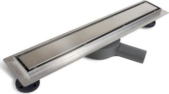 OEM Desag&uuml;e Lineal 360 2 En 1 De 50 Cm Con Sif&oacute;n Giratorio, Cromado De Doble Cara