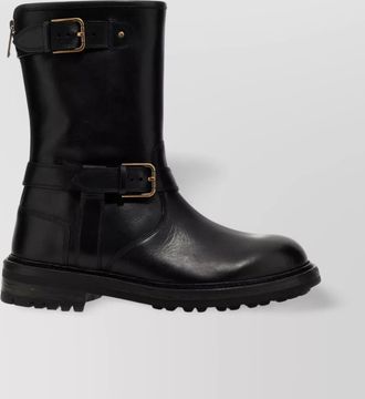 Dolce & Gabbana leather ankle boots
