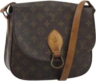 Louis Vuitton Pre-owned Cross Body Bags, female, Brown, Size: ONE SIZE Pre-owned Canvas Cross Body Bag