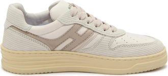 Hogan Italiaanse Veterschoenen - Dames - Sneakers - Wit - 36 1/2 EU - Leer - Schoenen