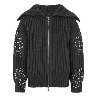 Pinko Cardigans, female, Gray, S, New Gavi Cardigan