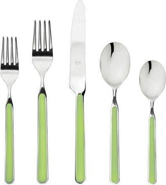 Mepra Fantasia Flatware Set - 5 Pieces in Acid Green at Nordstrom
