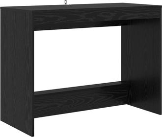 vidaXL Escritorio De Cama Roble Negro Madera De Ingenier&iacute;a Vidaxl