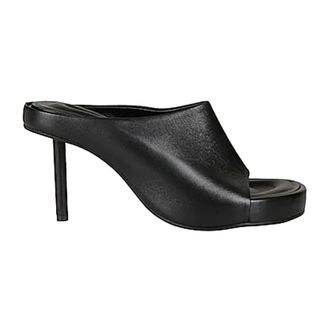 Jacquemus Heeled Mules, female, Black, Size: 6 US Sandalo
