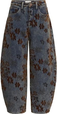 Cream Wijde Jeans - Dames - Loose Fit Jeans - Blauw - W25 - Denim - Jeans