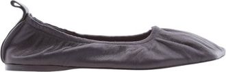 Amina Muaddi Emma Nappa Ballet Flats, Brand Size 36.5 ( US Size 6.5 )