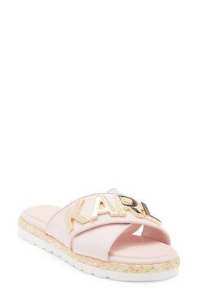 Karl Lagerfeld Catherine Slide Sandal in Light Blush at Nordstrom Rack, Size 6.5