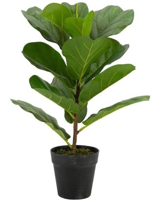 A&B Home Decorative Fiddle-Leaf Fig Tree In Pot