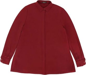 Loro Piana Camicia con chiusura nascosta - Rosso