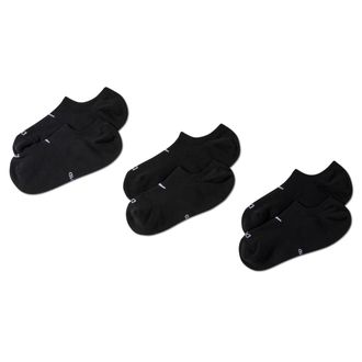 Nike Womens Everyday Plus Cushioned Training Footie Socks (3 Pairs) in Black | DH5463-904