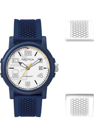 Nautica NABLEME02 Mens N83 Watch and Strap Gift Set - Blue - One Size