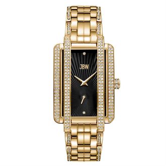 JBW Mink Collection Quartz Diamond Black Dial Ladies Watch J6358G