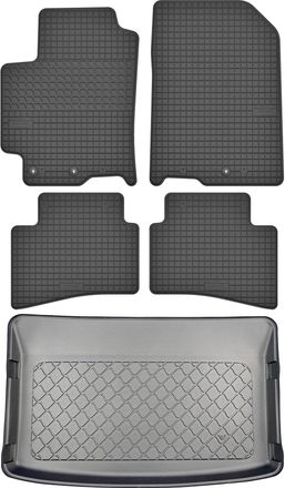 OEM Juego De Alfombrillas De Goma Para El Kia Stonic Facelift Suv De Octubre De 2020 + Alfombrilla Para El Maletero