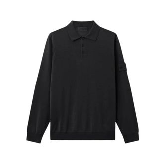 Stone Island Polo Shirts, male, Black, Size: XL Polo Stone E26