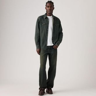 Levi's 568 Loose Straight Jeans - Mens - 28X30 - Green
