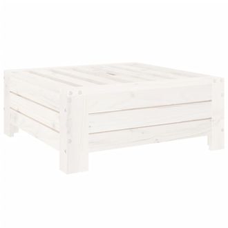 vidaXL Cubierta Para Base De Sombrilla Madera Maciza De Pino Blanco Vidaxl