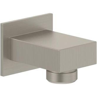 Villeroy & Boch Villeroy&boch - Codo De Conexi&oacute;n A Pared Villeroy Et Boch Duchas Universales Rectangulares N&iacute;quel Cepillado Mate