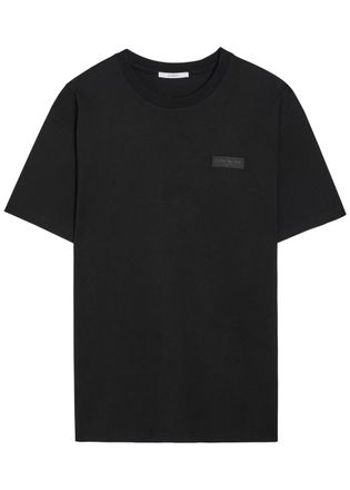 Givenchy Logo-appliqu&eacute;d Cotton T-shirt - Black - XL