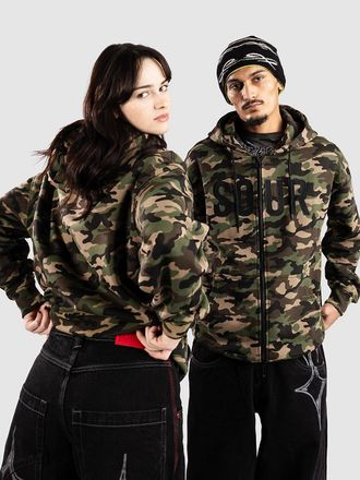 Sour Solution Army Sudadera con Cremallero estampado