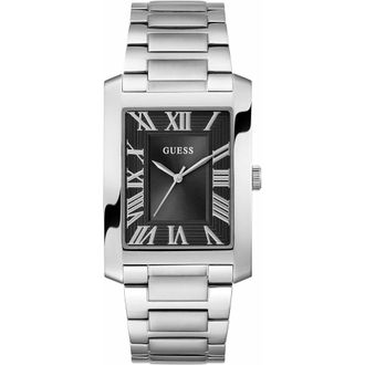 Guess Clyde Analoog Horloge - Heren - Accessoires - Grijs - Maat: ONE Size