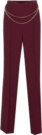 Twinset Donna, Pantaloni, Rosso, S, new
