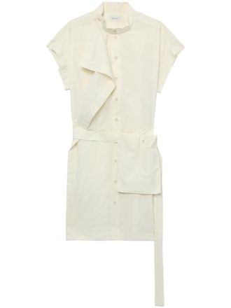 Christophe Lemaire Abito corto asimmetrico - Giallo