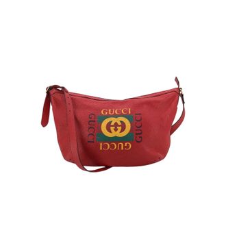 Gucci Gucci leren hobos Half Moon