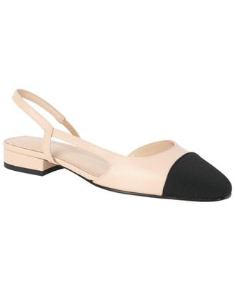 Tiffany & Fred 2-Tone Leather Flat