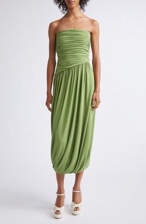 Cinq &agrave; Sept Rosine Strapless Dress in Iguana at Nordstrom, Size 12