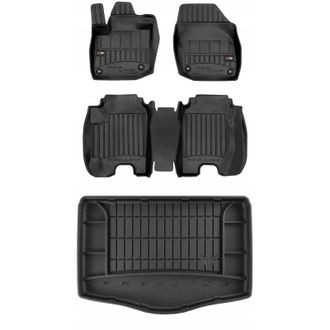 OEM Set Alfombrillas De Goma 3d Honda Civic 9 Hatchback 2011-2016 D