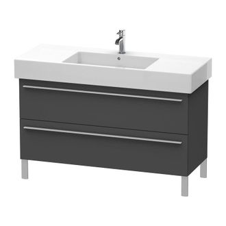 Duravit Duravit X-large Mueble De Pared 6545, 2 Extra&iacute;bles, 1200mm Para Vero 032912 (sin Lijar), Color (frente/cuerpo): Grafito Mate Decoraci&oacute;n - Xl654504949