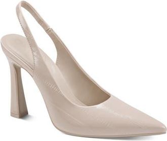DKNY Caytina Slingback Pointed Toe Pump in Taupe at Nordstrom, Size 6.5