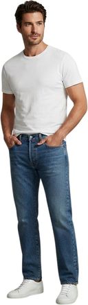 Levi's 511 katoenen slim-fit jeans voor heren (Blauw)