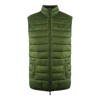 Aquascutum Heren London Logo Gilet (Legergroen)