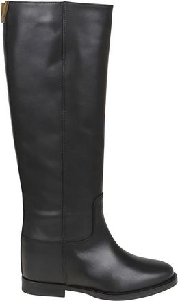 Via Roma 15 V Boots - Dames - Hoge Laarzen - Zwart - 37 EU - Leer - Schoenen