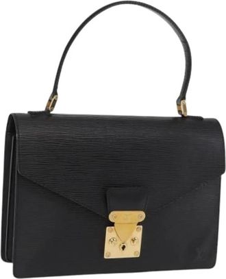 Louis Vuitton Pre-owned Handbags, female, Black, Size: ONE SIZE Pre-owned Vintage Handbag