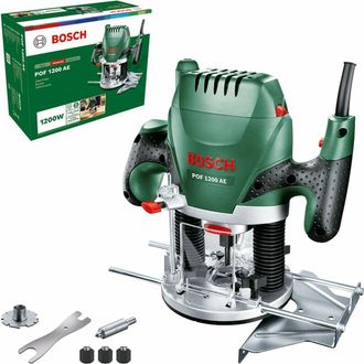 Bosch Home And Garden 060326A100 pof 1200 ae Fresatrice, 1200 w, 230 v, Multicolore, 1 Pezzo