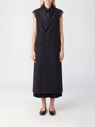 sacai Double Breasted Wool Blend Vest