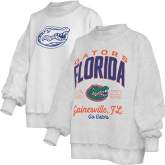Pressbox Womens Pressbox Heather Gray Florida Gators Reversible Sweatshirt at Nordstrom, Size Xx-Large