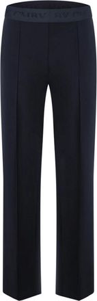 Cambio AVA Broeken - Dames - Wijde Broeken - Blauw - XS - Polyester - Broeken