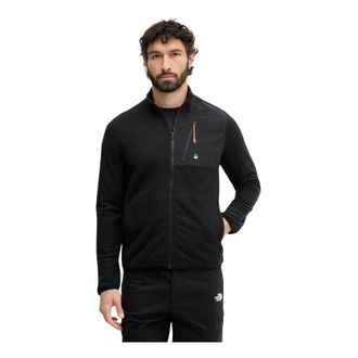 Benetton Jassen, Heren, Zwart, 2Xl, Polyester, Polartec Technical Fleece Sweatshirt
