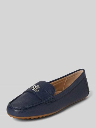 Lauren Ralph Lauren Loafer mit Logo-Applikation Modell BARNSBURY in Blau, Gr&ouml;&szlig;e 38