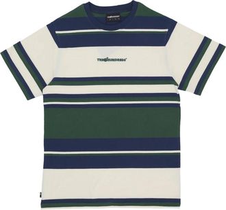 The Hundreds Stone Stripe Tee - Heren - T-shirts - Veelkleurig - XL - Katoen - Tops