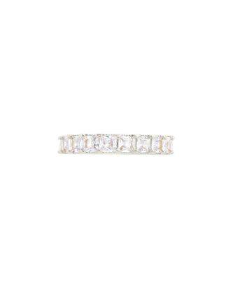 Sterling Forever Silver Cz Kylie Eternity Band Ring