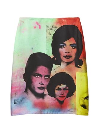 Versace Skirt Silk Twill Print The Party