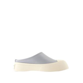 Marni Mules, male, Blue, Size: 11 US Blue Dolphin Calfskin Sneakers